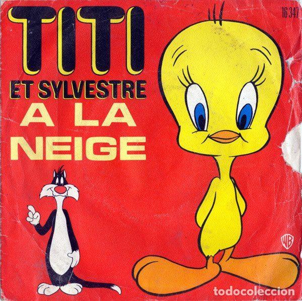 Disques de vinyle: Titi Et Grosminet &ndash; Titi Et Sylvestre &Agrave; La Neige (Vinyl, Warner Bros. Records 16 347)