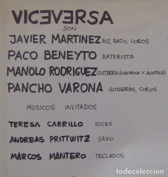 Discos de vinilo: Viceversa &ndash; Viceversa (Vinyl, Virgin E 208 388) - Foto 9