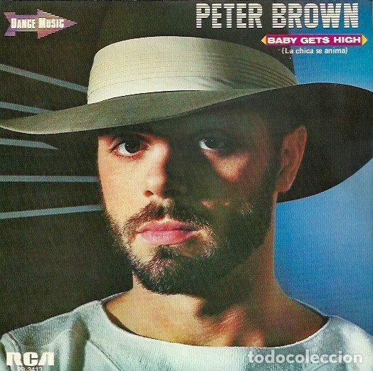 Disques de vinyle: Peter Brown &ndash; Baby Gets High = La Chica Se Anima (Vinyl, RCA Victor PB-3413)