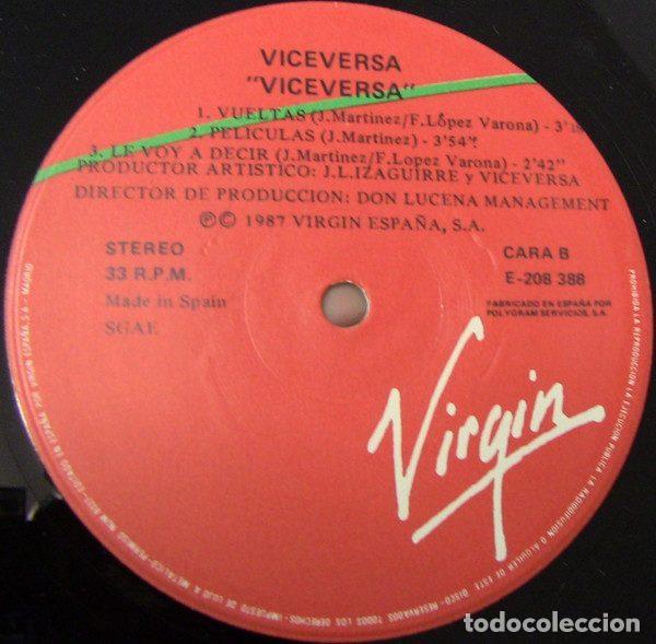 Discos de vinilo: Viceversa &ndash; Viceversa (Vinyl, Virgin E 208 388) - Foto 4