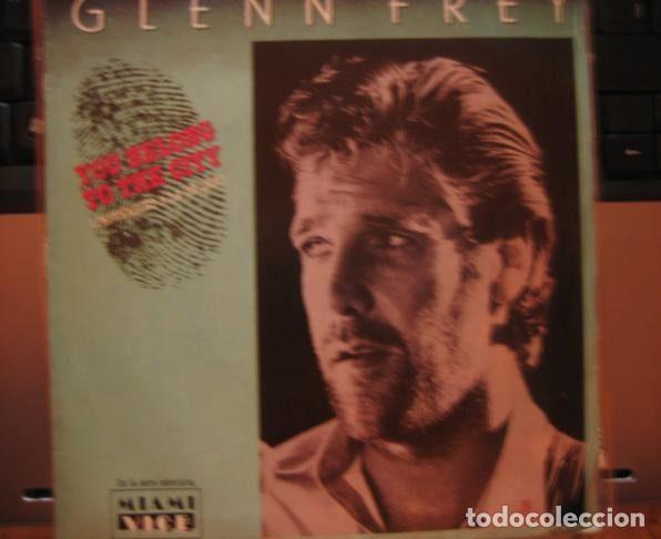 Vinyl records: Glenn Frey &ndash; You Belong To The City (Vinyl, MCA Records 25 8867-7)