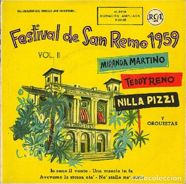 Discos de vinil: Various &ndash; Festival De San Remo 1959 - Vol. II (Vinyl, RCA 3-22103)