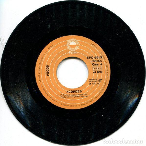 Discos de vinilo: Pecos &ndash; Acordes (Vinyl, Epic EPC 6913) - Foto 3