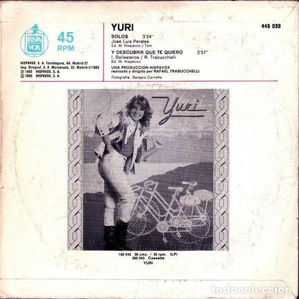 Discos de vinilo: Yuri &ndash; Solos (Vinyl, Hispavox 445 039) - Foto 2