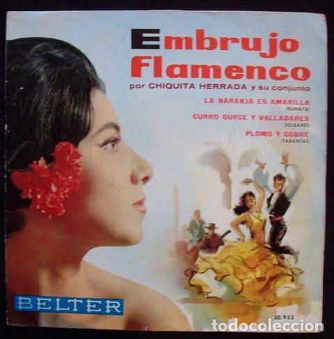 Disques de vinyle: Chiquita Herrada &ndash; Embrujo Flamenco (Vinyl, Belter 50.955)