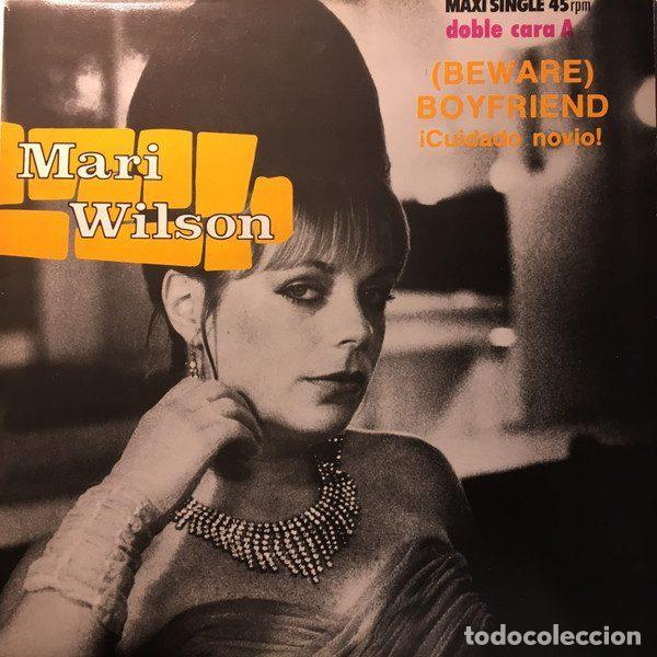 Disques de vinyle: Mari Wilson &ndash; (Beware) Boyfriend = &iexcl;Cuidado Novio! (Vinyl, London Records 9 - 29 008)