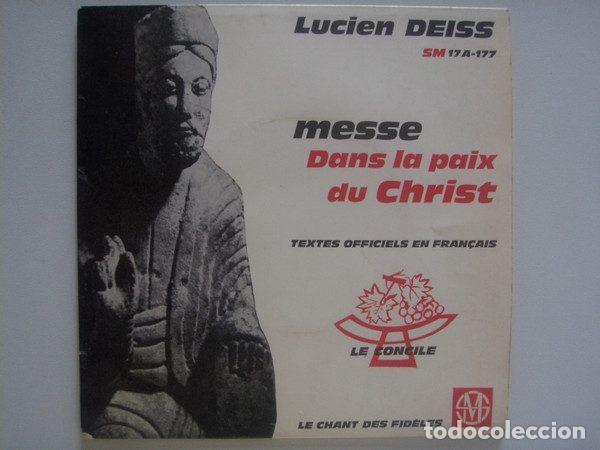 Disques de vinyle: Lucien Deiss &ndash; Messe Dans La Paix Du Christ (Vinyl, Editions Studio S.M. SM 17 A-177)