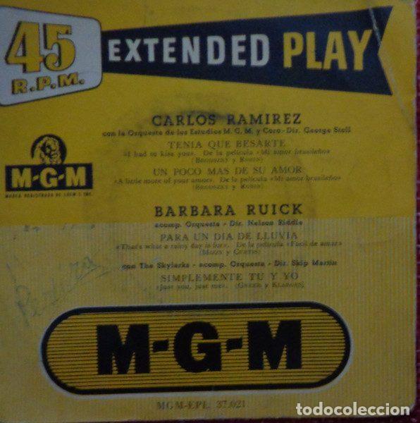 Dischi in vinile: Various &ndash; Carlos Ramirez / Barbara Ruick (Vinyl, MGM Records 37.021)
