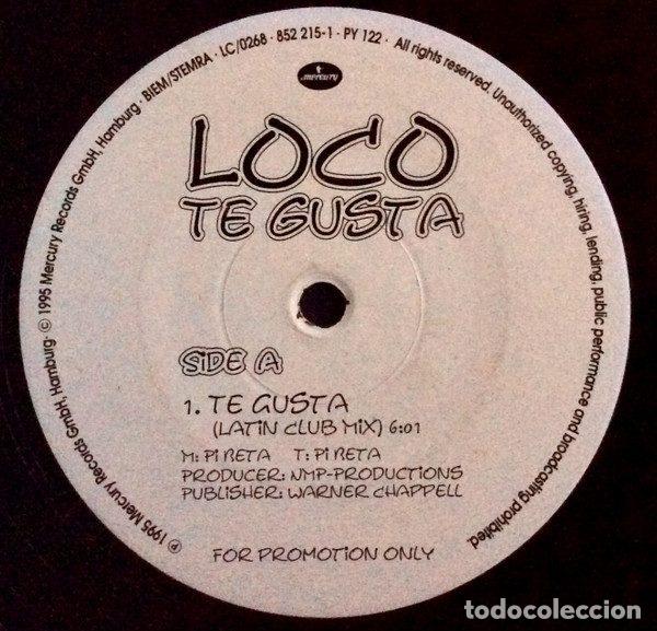 Discos de vinil: Loco &ndash; Te Gusta (Vinyl, Mercury 852 215-1)