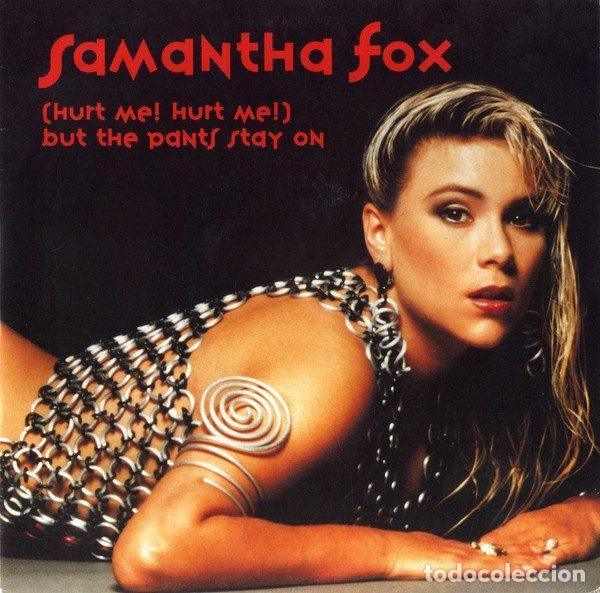 Discos de vinilo: Samantha Fox &ndash; (Hurt Me! Hurt Me!) But The Pants Stay On (Vinyl, Jive ZB 44617)
