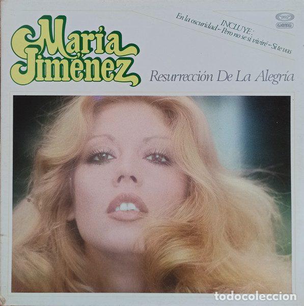 Dischi in vinile: Mar&iacute;a Jim&eacute;nez &ndash; Resurrecci&oacute;n De La Alegr&iacute;a (Vinyl, Movieplay 17.1479/6)