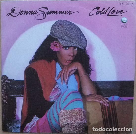 Discos de vinil: Donna Summer &ndash; Cold Love (Vinyl, Geffen Records 45-2036)