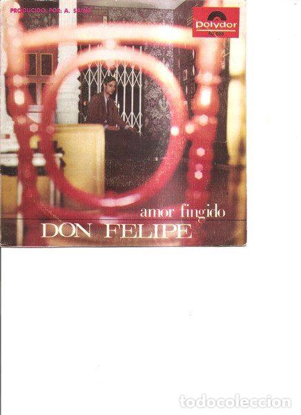 Vinyl-Schallplatten: Don Felipe &ndash; Una Calle Cualquiera / Amor Fingido (Vinyl, Polydor 80.008)