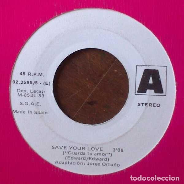 Disques de vinyle: Carlo Y Carla &ndash; Save Your Love / Ina (Instrumental) (Vinyl, Movieplay 02.3595/5)
