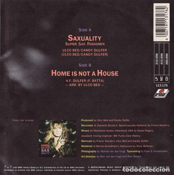 Discos de vinilo: Candy Dulfer &ndash; Saxuality (Vinyl, Ariola 113.176) - Foto 2