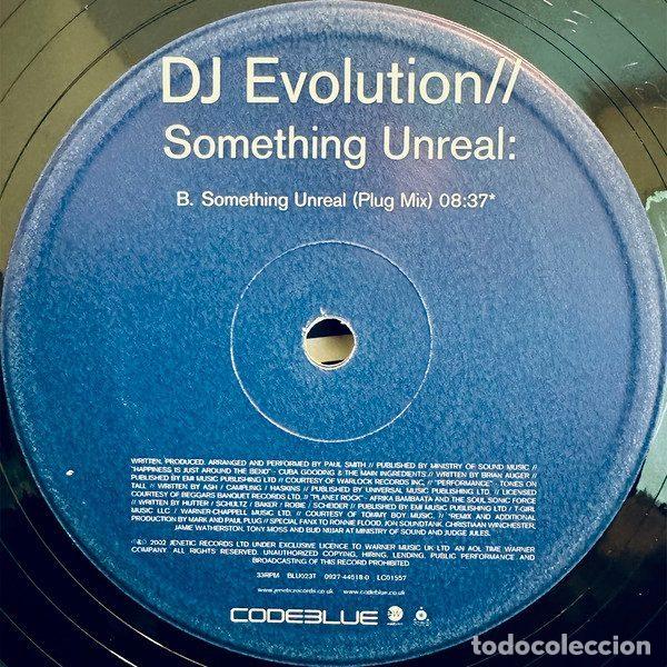 Discos de vinilo: DJ Evolution &ndash; Something Unreal (Vinyl, Code Blue BLU 023 T) - Foto 2