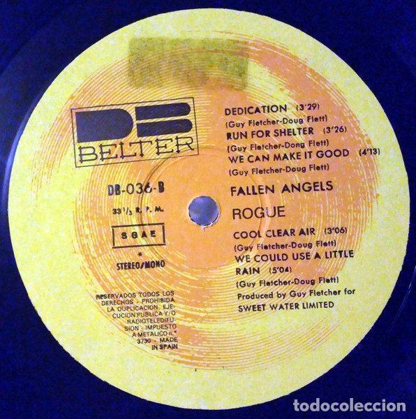 Discos de vinilo: Rogue &ndash; Fallen Angels (Vinyl, DB Belter DB 036) - Foto 8