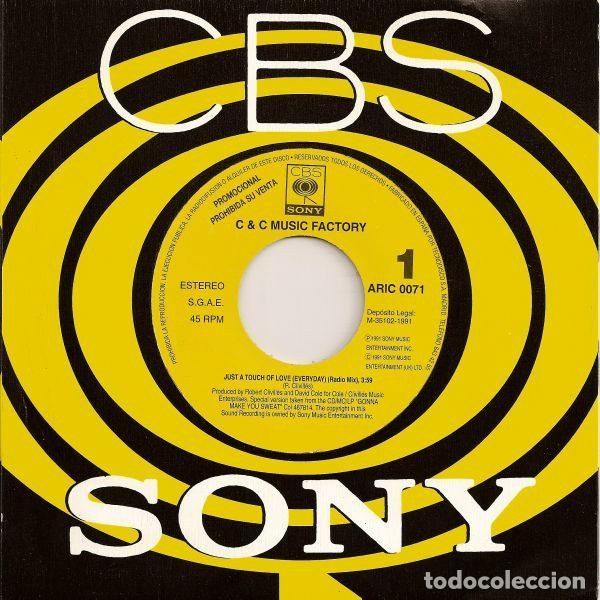Vinyl-Schallplatten: C + C Music Factory &ndash; Just A Touch Of Love (Everyday) (Vinyl, CBS/Sony ARIC 0071)