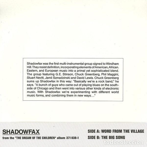 Disques de vinyle: Shadowfax &ndash; Word From The Village (Vinyl, Windham Hill Records 883 619-7)