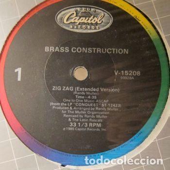 Discos de vinil: Brass Construction &ndash; Zig Zag (Vinyl, Capitol Records V-15208)