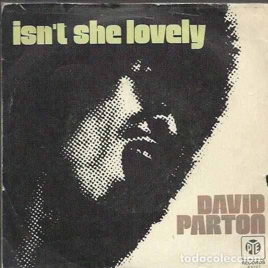 Dischi in vinile: David Parton &ndash; Isn't She Lovely (Vinyl, Pye Records P.1037)