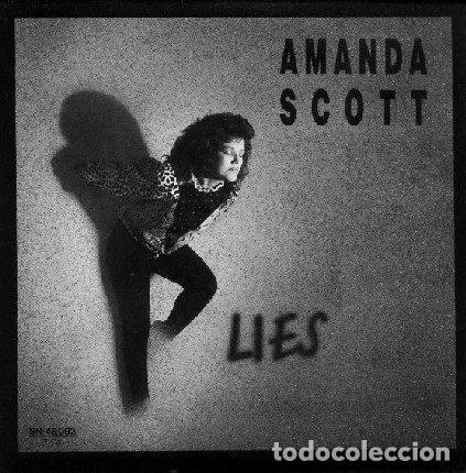 Dischi in vinile: Amanda Scott &ndash; Lies / How the lonely cry (Vinyl, Splash Records SN-45.092)