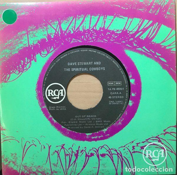Discos de vinil: Dave Stewart And The Spiritual Cowboys &ndash; Out Of Reach (Vinyl, RCA 1A PB 45001)