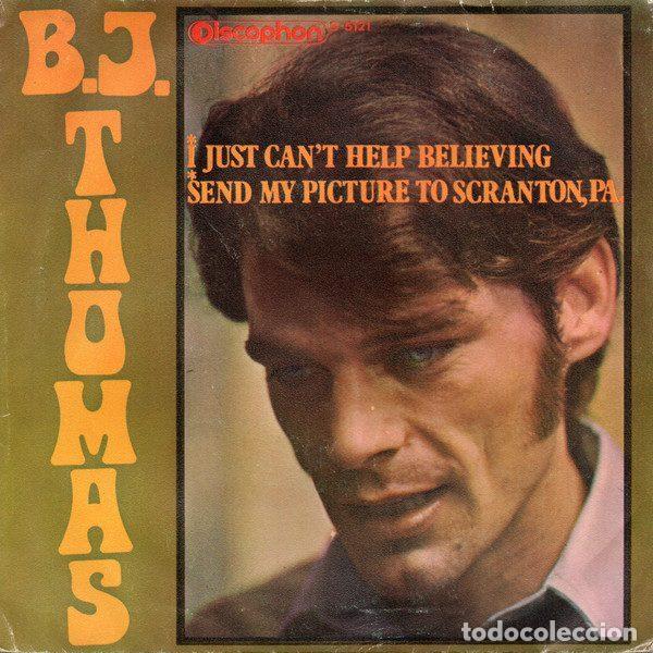 Discos de vinil: B.J. Thomas &ndash; I Just Can't Help Believing (Vinyl, Discophon S-5121)