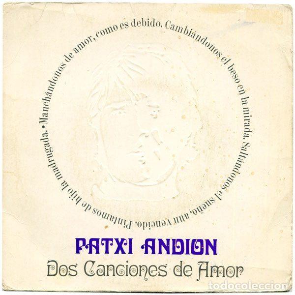 Dischi in vinile: Patxi Andi&oacute;n &ndash; Dos Canciones De Amor (Vinyl, Movieplay SN-20335)