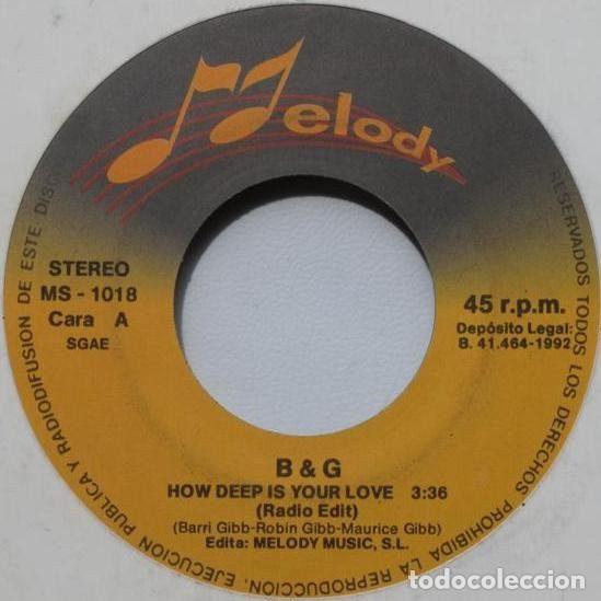 Vinyl-Schallplatten: B&G &ndash; How Deep Is Your Love (Vinyl, Melody MS-1018)