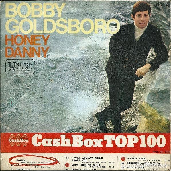 Vinyl records: Bobby Goldsboro &ndash; Honey / Danny (Vinyl, United Artists Records H - 316)
