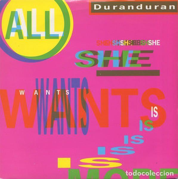 Discos de vinil: Duranduran &ndash; All She Wants Is (Vinyl, EMI DD 11)
