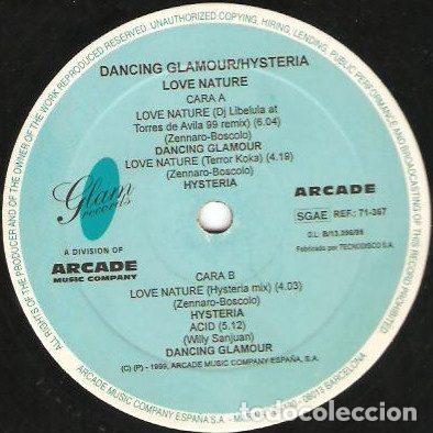 Vinyl records: Dancing Glamour / Hysteria &ndash; Love Nature (Vinyl, Glam Records 71-367)