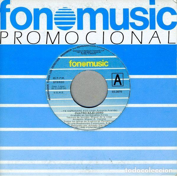 Disques de vinyle: Cuatro Bajo Cero &ndash; Te Esperar&eacute; (Vinyl, Fonomusic 03.3670)