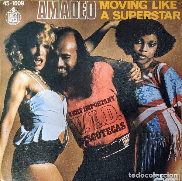 Vinyl-Schallplatten: Amadeo &ndash; Moving Like A Superstar (Vinyl, Hispavox 45-1609)