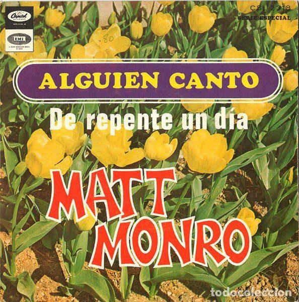 Discos de vinilo: Matt Monro &ndash; Alguien Canto (Vinyl, Capitol Records CSL 2318)