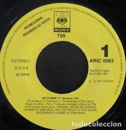 Vinyl-Schallplatten: T99 &ndash; Nocturne (Vinyl, CBS/Sony ARIC 0083)