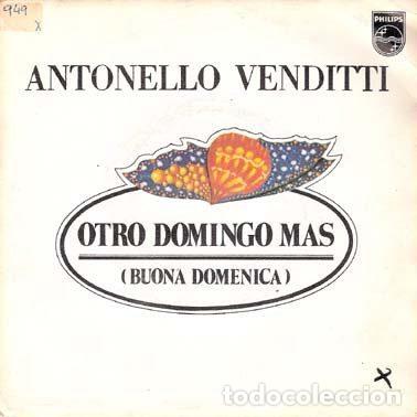 Dischi in vinile: Antonello Venditti &ndash; Otro Domingo Mas (Buona Domenica) (Vinyl, Philips 60 25 257)