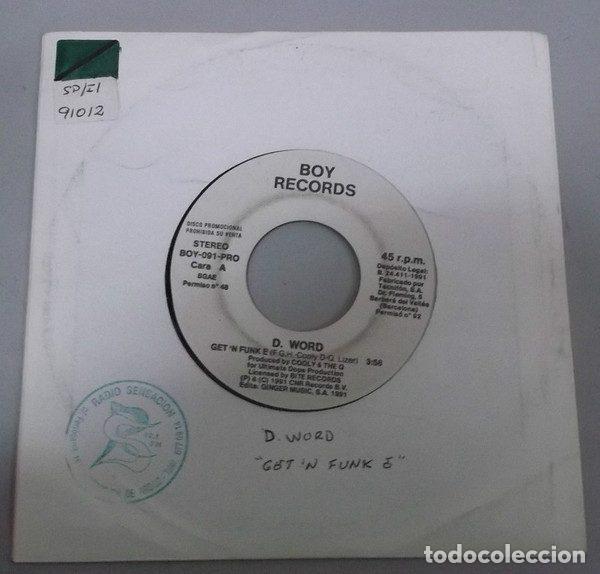 Disques de vinyle: D. Word &ndash; Get'N Funk E (Vinyl, Boy Records BOY-091-PRO)