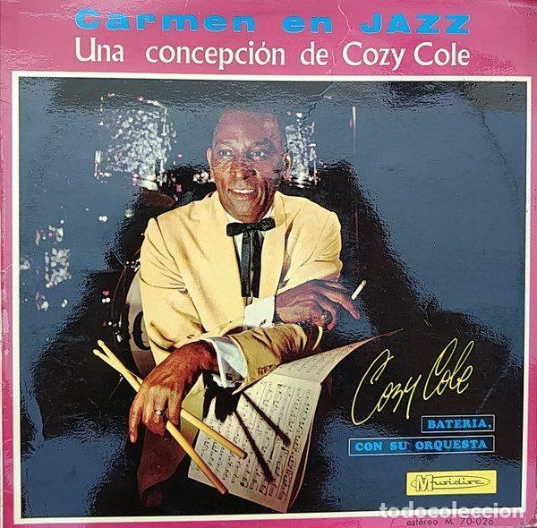Vinyl records: Cozy Cole &ndash; Carmen En Jazz - Una Concepci&oacute;n De Cozy Cole (Vinyl, Musidisc M.70.026 )