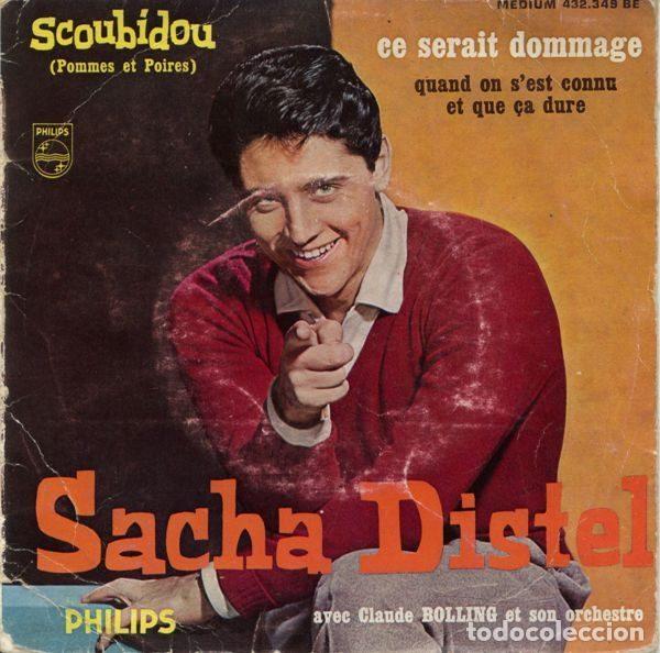 Vinyl-Schallplatten: Sacha Distel Avec Claude Bolling Et Son Orchestre &ndash; Scoubidou (Vinyl, Philips 432.349 BE)