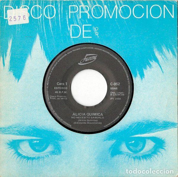 Disques de vinyle: Alicia Quimica &ndash; No Necesito Saberlo (Vinyl, Justine C-052)