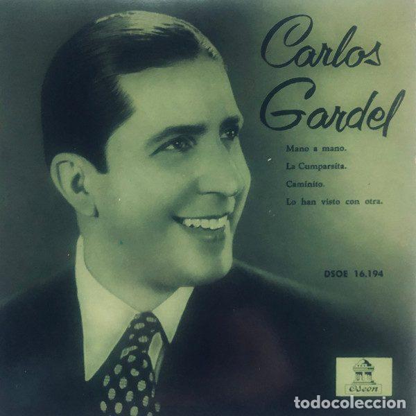 Vinyl records: Carlos Gardel &ndash; Mano A Mano / La Cumparsita / Caminito / Lo Han Visto Con Otra (Vinyl, Odeon...