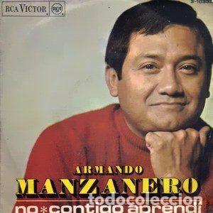 Vinyl-Schallplatten: Armando Manzanero &ndash; No / Contigo Aprendi (Vinyl, RCA Victor 3-10333)