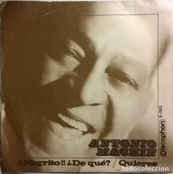 Vinyl-Schallplatten: Antonio Machin &ndash; &iexcl;&iexcl;Negrito!! &iquest;De Qu&eacute;? (Vinyl, Discophon S-5103)