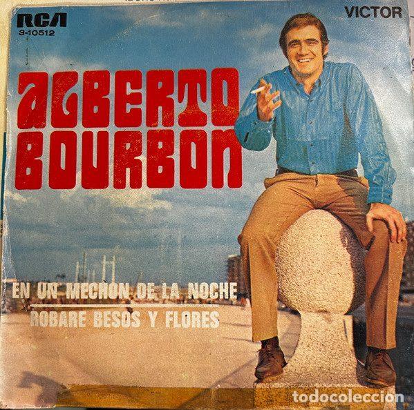 Vinyl records: Alberto Bourbon &ndash; En Un Mechon De La Noche (Vinyl, RCA Victor 3-10512)