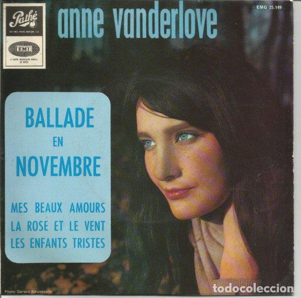 Discos de vinilo: Anne Vanderlove &ndash; Ballade En Novembre (Vinyl, Path&eacute; EMG 25.149)