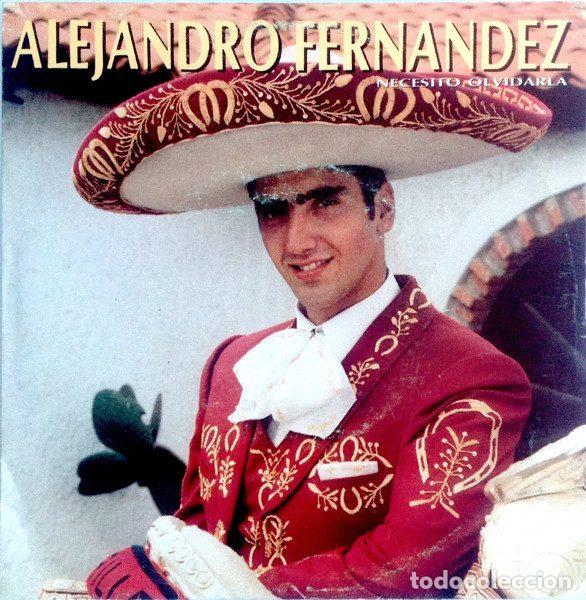 Vinyl records: Alejandro Fern&aacute;ndez &ndash; Necesito Olvidarla (Vinyl, Epic ARIE 3161)