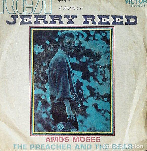 Vinyl records: Jerry Reed &ndash; Amos Moses (Vinyl, RCA Victor 3-10603)