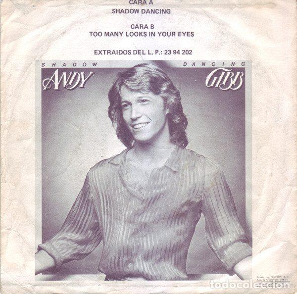 Discos de vinilo: Andy Gibb &ndash; Shadow Dancing (Vinyl, RSO 20 90 281) - Foto 2
